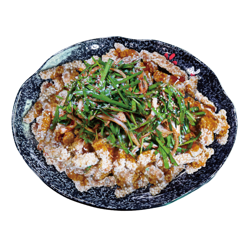 산더미부추탕수육